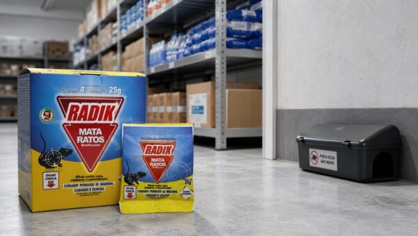 Mata-ratos com segurança em mercados e depósitos
